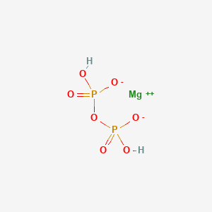 molecular formula H2MgO7P2 B12731149 Magnesium dihydrogen pyrophosphate CAS No. 20768-12-1