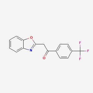 2-(1,3-Benzoxazol-2-yl)-1-[4-(trifluoromethyl)phenyl]ethanone