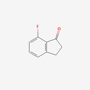 molecular formula C9H7FO B1273118 7-Fluoro-1-indanone CAS No. 651735-59-0