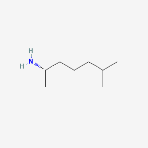 molecular formula C8H19N B1273125 (S)-1,5-Dimethylhexylamine CAS No. 70419-10-2