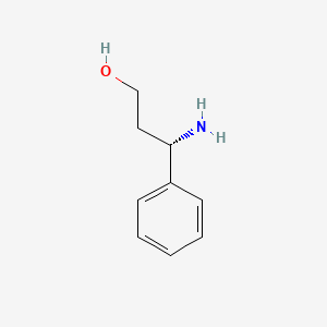 molecular formula C9H13NO B1273126 (S)-3-Amino-3-phenylpropan-1-ol CAS No. 82769-76-4