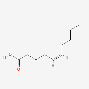 molecular formula C10H18O2 B12731274 (Z)-5-Decenoic acid CAS No. 84168-28-5