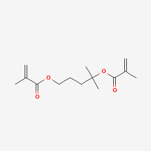 molecular formula C14H22O4 B12731285 4-Methyl-1,4-pentanediyl dimethacrylate CAS No. 824969-82-6