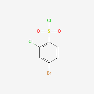 molecular formula C6H3BrCl2O2S B1273129 4-Bromo-2-chlorobenzenesulfonyl chloride CAS No. 351003-52-6