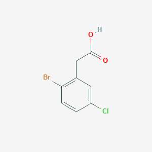 molecular formula C8H6BrClO2 B1273139 2-Bromo-5-chlorophenylacetic acid CAS No. 81682-38-4