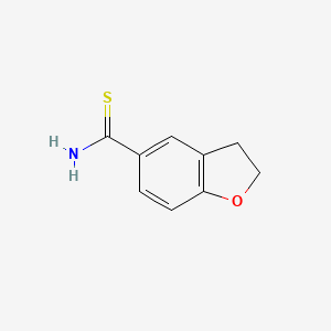 B1273167 2,3-Dihydro-1-benzofuran-5-carbothioamide CAS No. 306936-08-3