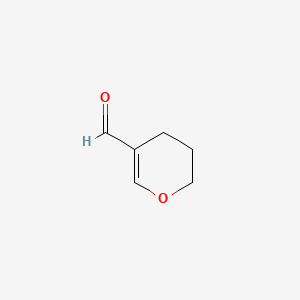 molecular formula C6H8O2 B1273168 3,4-dihydro-2H-pyran-5-carbaldehyde CAS No. 25090-33-9
