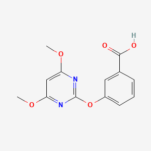 3-[(4,6-Dimethoxypyrimidin-2-yl)oxy]benzoic acid