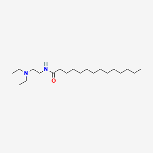 molecular formula C20H42N2O B12731760 Tetradecanamide, N-(2-(diethylamino)ethyl)- CAS No. 109935-18-4