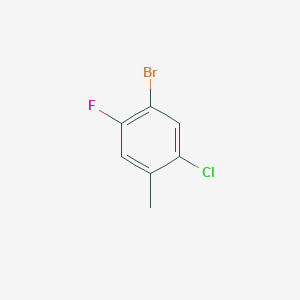 molecular formula C7H5BrClF B1273177 4-溴-2-氯-5-氟甲苯 CAS No. 93765-83-4