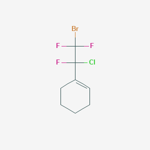 1-(2-Bromo-1-chlorotrifluoroethyl)cyclohex-1-ene