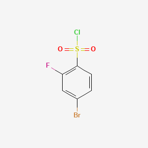 molecular formula C6H3BrClFO2S B1273184 4-溴-2-氟苯磺酰氯 CAS No. 216159-03-4