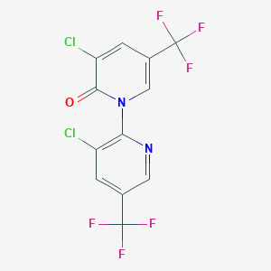3-Chloro-1-[3-chloro-5-(trifluoromethyl)-2-pyridinyl]-5-(trifluoromethyl)-2(1H)-pyridinone