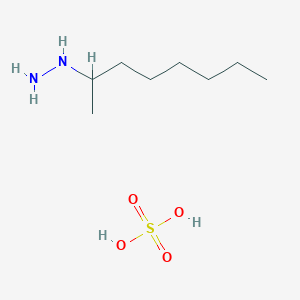 molecular formula C8H22N2O4S B12731904 Octamoxin sulfate CAS No. 3845-07-6