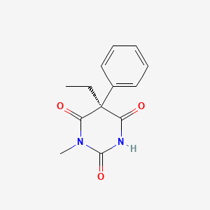 molecular formula C13H14N2O3 B12731922 (+)-Mephobarbitol CAS No. 2671-99-0