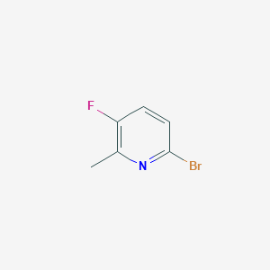 molecular formula C6H5BrFN B1273214 2-Bromo-5-fluoro-6-methylpyridine CAS No. 374633-38-2