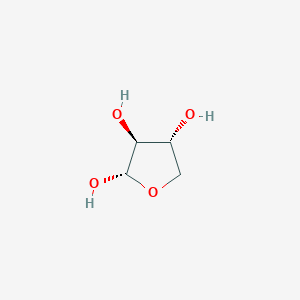 molecular formula C4H8O4 B12732185 alpha-d-Threofuranose CAS No. 80877-72-1