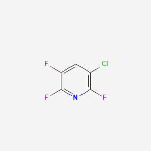 molecular formula C5HClF3N B1273222 3-Chloro-2,5,6-trifluoropyridine CAS No. 2879-42-7