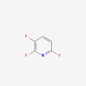 molecular formula C5H2F3N B1273225 2,3,6-Trifluoropyridine CAS No. 3512-18-3