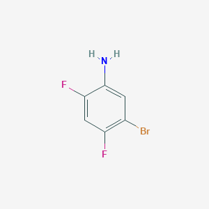 molecular formula C6H4BrF2N B1273227 5-Bromo-2,4-difluoroaniline CAS No. 452-92-6
