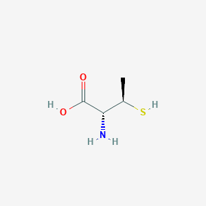molecular formula C4H9NO2S B12732332 (2R,3R)-2-Amino-3-mercaptobutanoic acid CAS No. 43083-51-8