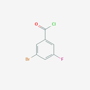 molecular formula C7H3BrClFO B1273234 3-溴-5-氟苯甲酰氯 CAS No. 887266-90-2