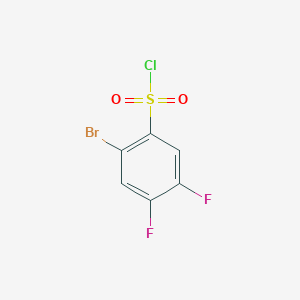 molecular formula C6H2BrClF2O2S B1273235 2-溴-4,5-二氟苯磺酰氯 CAS No. 874784-11-9