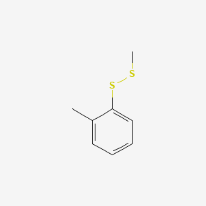 molecular formula C8H10S2 B12732398 Methyl 2-methylphenyl disulfide CAS No. 35379-09-0
