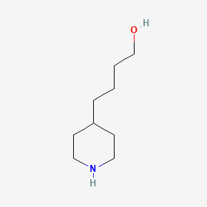 molecular formula C9H19NO B1273245 4-(4-Piperidyl)-1-butanol CAS No. 57614-92-3