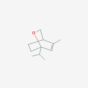 molecular formula C11H18O B127325 5-Methyl-1-propan-2-yl-2-oxabicyclo[2.2.2]oct-5-ene CAS No. 152562-67-9