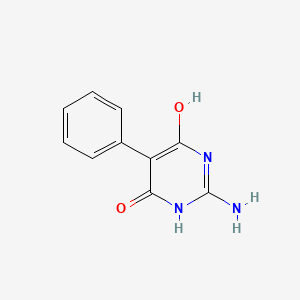 molecular formula C10H9N3O2 B1273251 2-Amino-5-phenylpyrimidine-4,6-diol CAS No. 154146-07-3