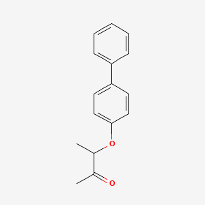 3-(4-Phenylphenoxy)butan-2-one