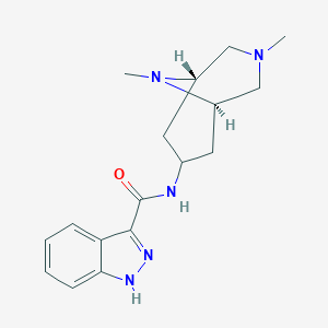 molecular formula C17H23N5O B127327 Indisetron CAS No. 141549-75-9