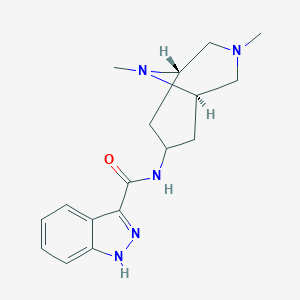 molecular formula C₁₇H₂₃N₅O B127327 Indisetron CAS No. 141549-75-9