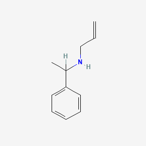 molecular formula C11H15N B1273274 (1-Phenylethyl)(prop-2-EN-1-YL)amine CAS No. 66896-61-5
