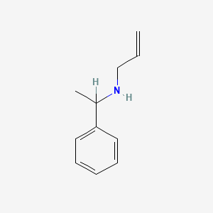 molecular formula C11H15N B1273274 N-(1-phenylethyl)prop-2-en-1-amine CAS No. 66896-61-5