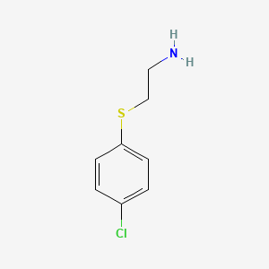 molecular formula C8H10ClNS B1273277 2-[(4-Chlorophenyl)thio]ethanamine CAS No. 36155-35-8