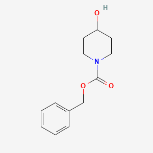 molecular formula C13H17NO3 B1273280 Benzyl 4-hydroxypiperidine-1-carboxylate CAS No. 95798-23-5