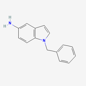 molecular formula C15H14N2 B1273281 1-Benzyl-1H-indol-5-ylamine CAS No. 26807-73-8