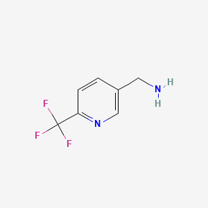 molecular formula C7H7F3N2 B1273294 3-(Aminomethyl)-6-(trifluoromethyl)pyridine CAS No. 387350-39-2