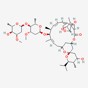 molecular formula C47H72O15 B12732943 Antibiotic C 076B2b CAS No. 65195-58-6