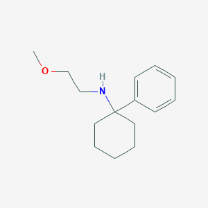 molecular formula C15H23NO B12732946 N-(1-phenylcyclohexyl)-2-methoxyethanamine CAS No. 2201-57-2