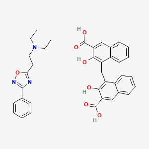 molecular formula C37H35N3O7 B12732986 Einecs 275-980-8 CAS No. 71750-53-3