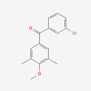 3-Bromo-3',5'-dimethyl-4'-methoxybenzophenone