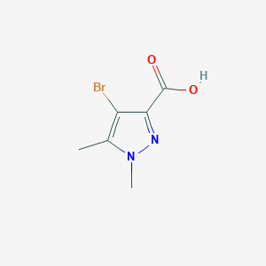 molecular formula C6H7BrN2O2 B1273304 4-bromo-1,5-dimethyl-1H-pyrazole-3-carboxylic acid CAS No. 5775-91-7