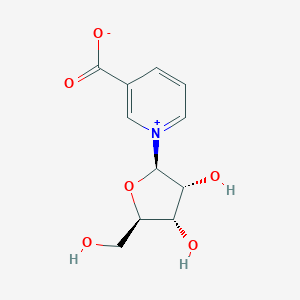 molecular formula C11H13NO6 B127332 D-Ribosylnicotinate CAS No. 17720-18-2