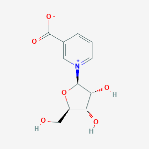 molecular formula C11H13NO6 B127332 Nicotinic acid riboside CAS No. 17720-18-2