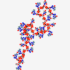 molecular formula C260H322N103O163P25 B12733302 AS 1411 CAS No. 301636-59-9