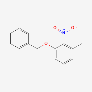 molecular formula C14H13NO3 B1273338 1-Benzyloxy-3-methyl-2-nitrobenzene CAS No. 61535-21-5