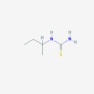 molecular formula C5H12N2S B1273340 仲丁基硫脲 CAS No. 6814-99-9